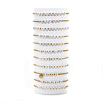 Affirmationsarmbänder White-Gold